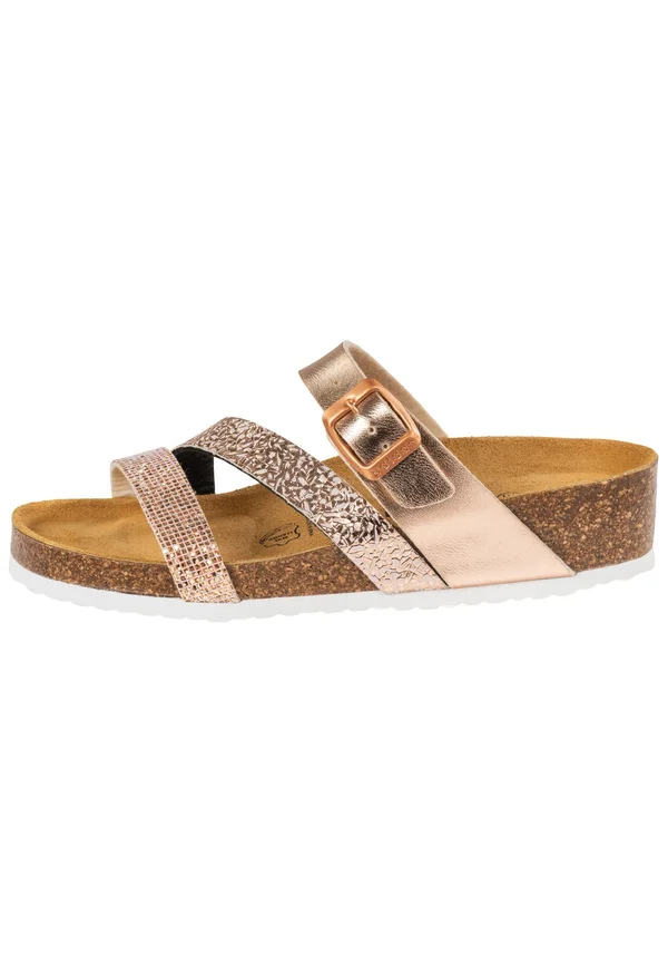 KOS - Mules - metallic rosa