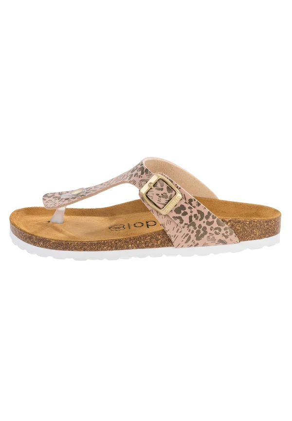 KOS - T-bar sandals - ornament rosa