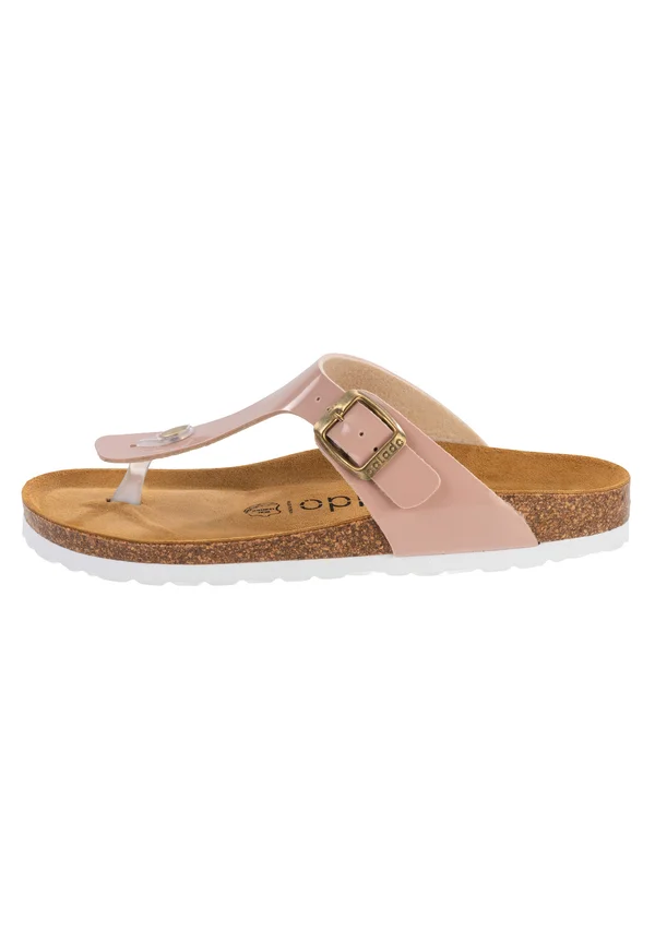 KOS - T-bar sandals - rosa lack