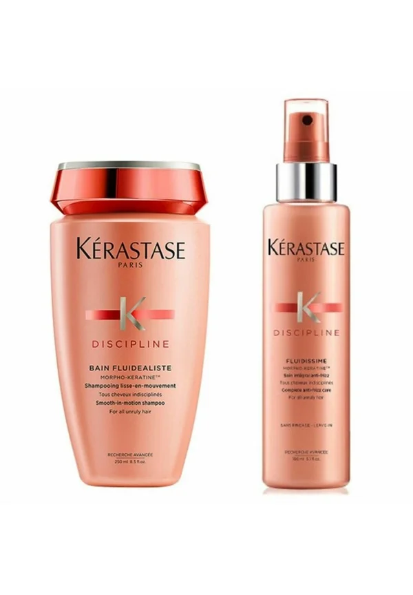 KÉRASTASE DISCIPLINE 2ER SET FLUIDISSIME - Hair set - weiß