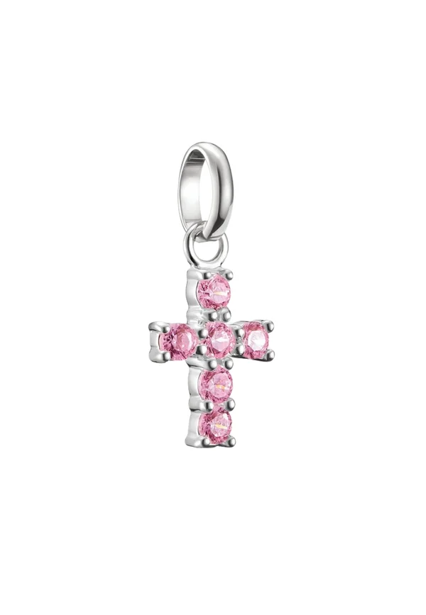 KREUZ MIT STEINEN CONNECT - Pendant - rose
