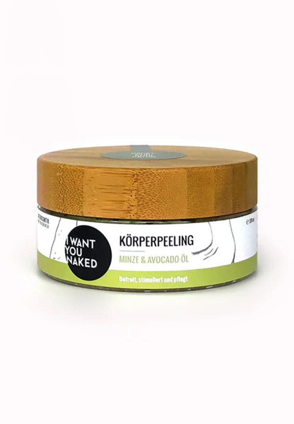 KÖRPERPEELING 200G - Body scrub - minze & avocado-öl