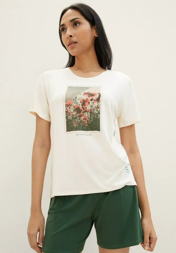 KURZ-MIT SET - Pyjama set - weiß mittel uni