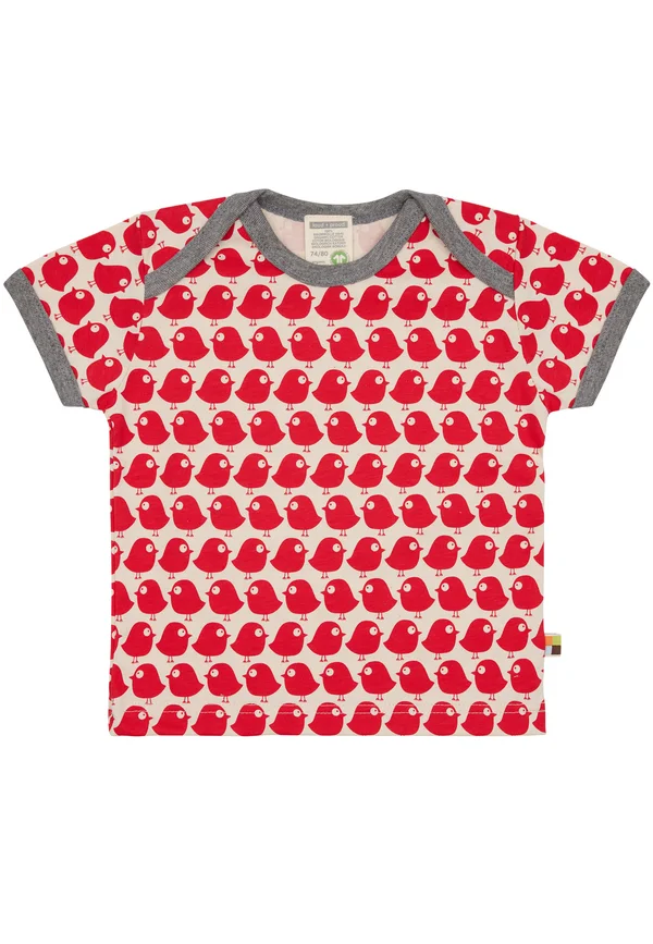 KURZARM - Print T-shirt - rot