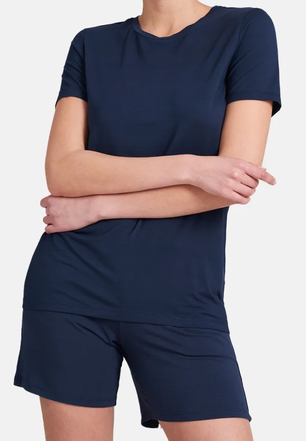 KURZARM SET - Pyjama set - dunkelblau