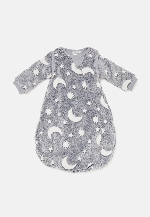 KUSCHEL-SCHLAFSACK UNISEX - Baby's sleeping bag - grau-mélange