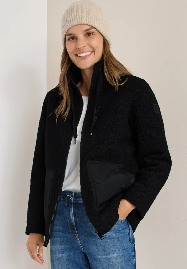 KUSCHELIGE MIT DETAILS - Light jacket - schwarz