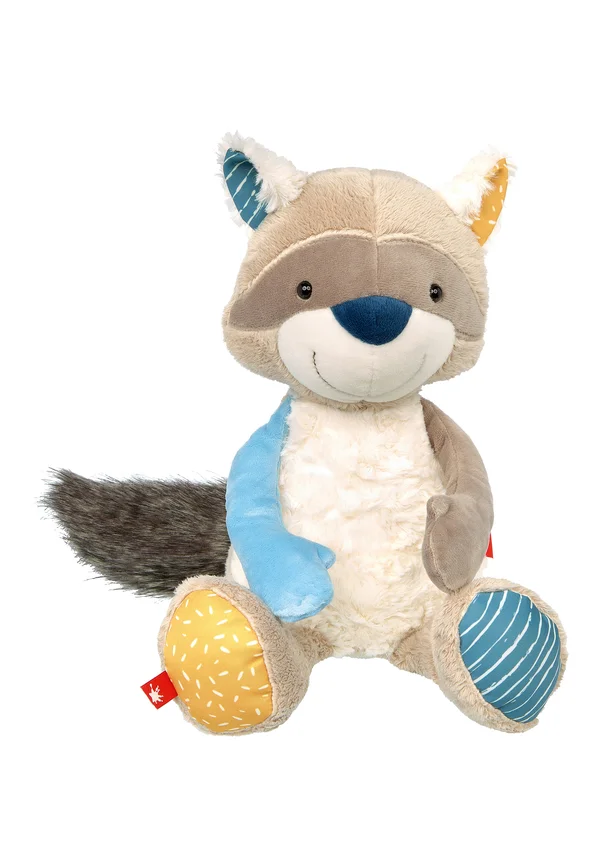 KUSCHELTIER WASCHBÄR PATCHWORK SWEETY - Cuddly toy - mehrfarbig