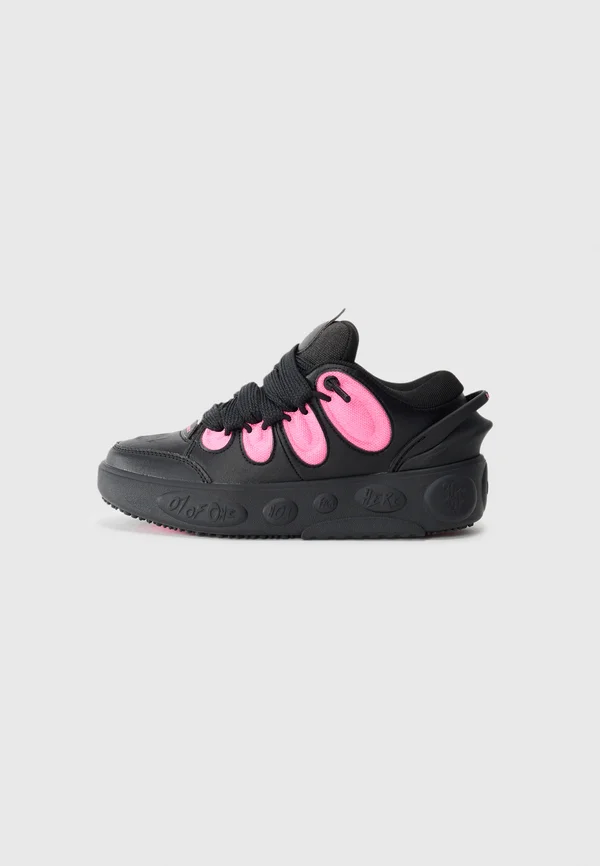 LA FRANCÉ UNTOUCHABLE UNISEX - Basketball shoes - black/glowing pink