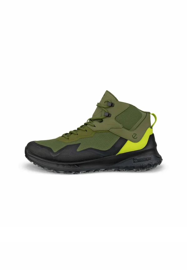 Lace-up ankle boots - black acorn lime punch