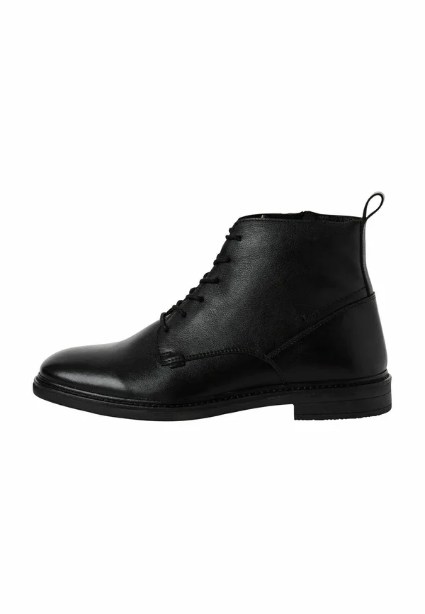 Lace-up ankle boots - black