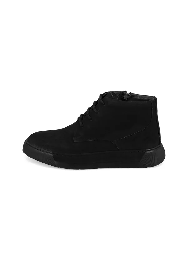 Lace-up ankle boots - black