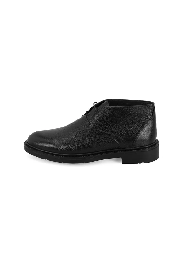 Lace-up ankle boots - black