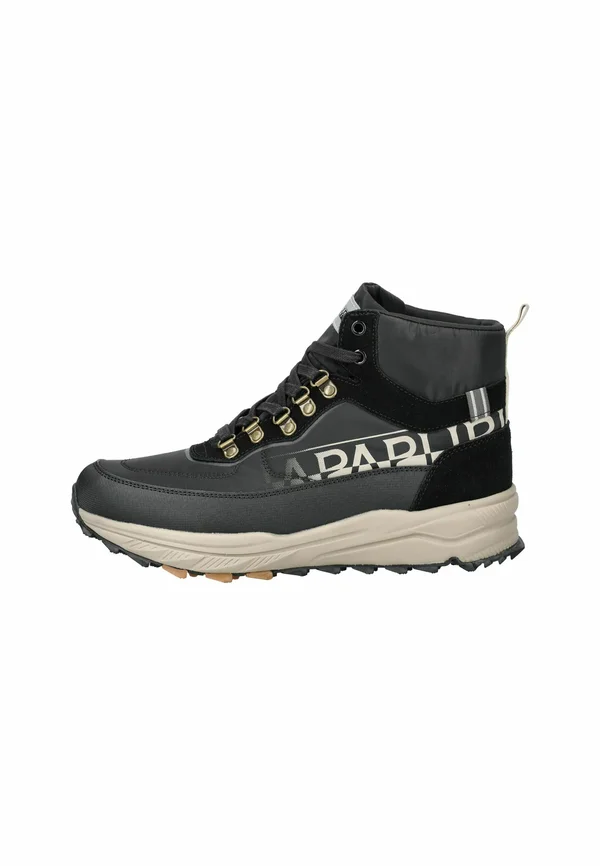 Lace-up ankle boots - black