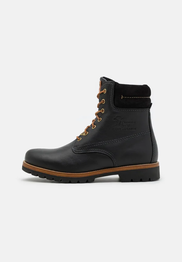 Lace-up ankle boots - black