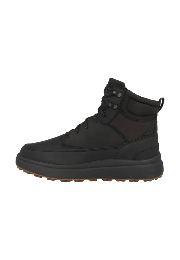 Lace-up ankle boots - black