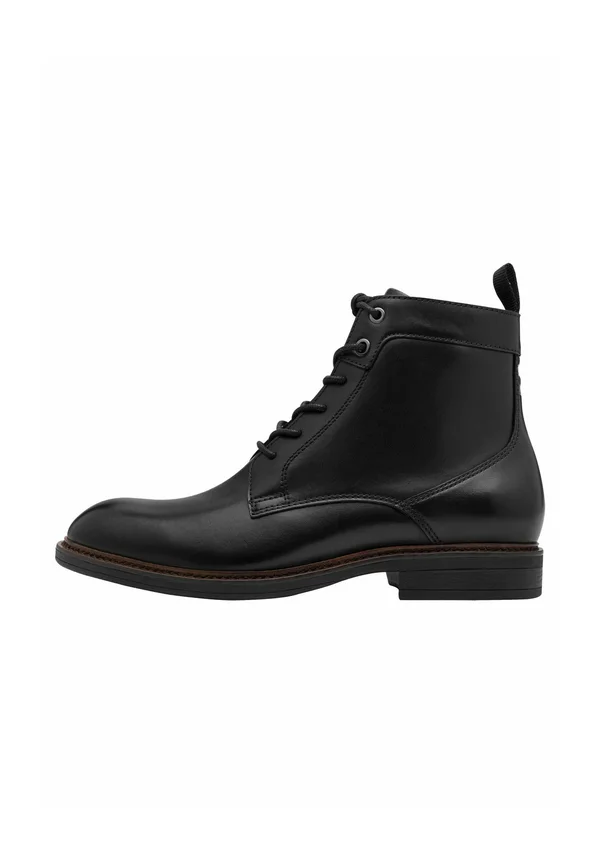 Lace-up ankle boots - black