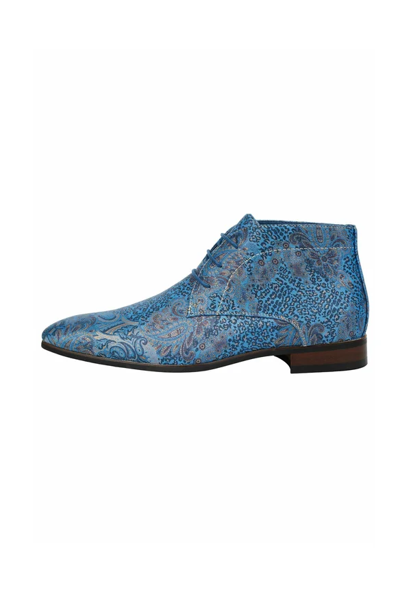 Lace-up ankle boots - blue