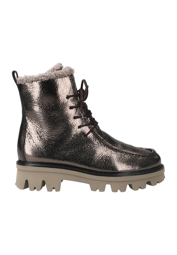 Lace-up ankle boots - braun