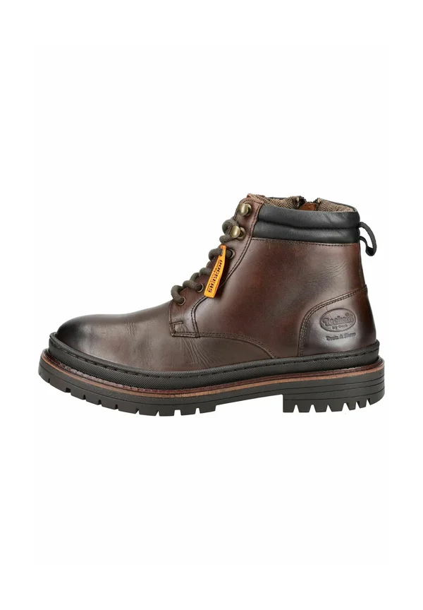 Lace-up ankle boots - braun