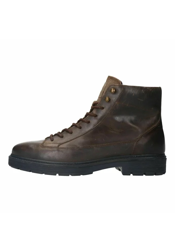 Lace-up ankle boots - braun