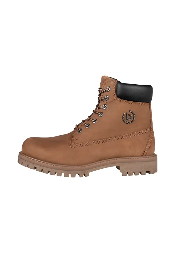 Lace-up ankle boots - braun