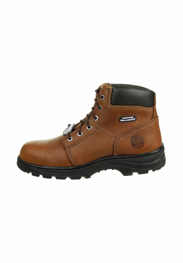 Lace-up ankle boots - brn brown