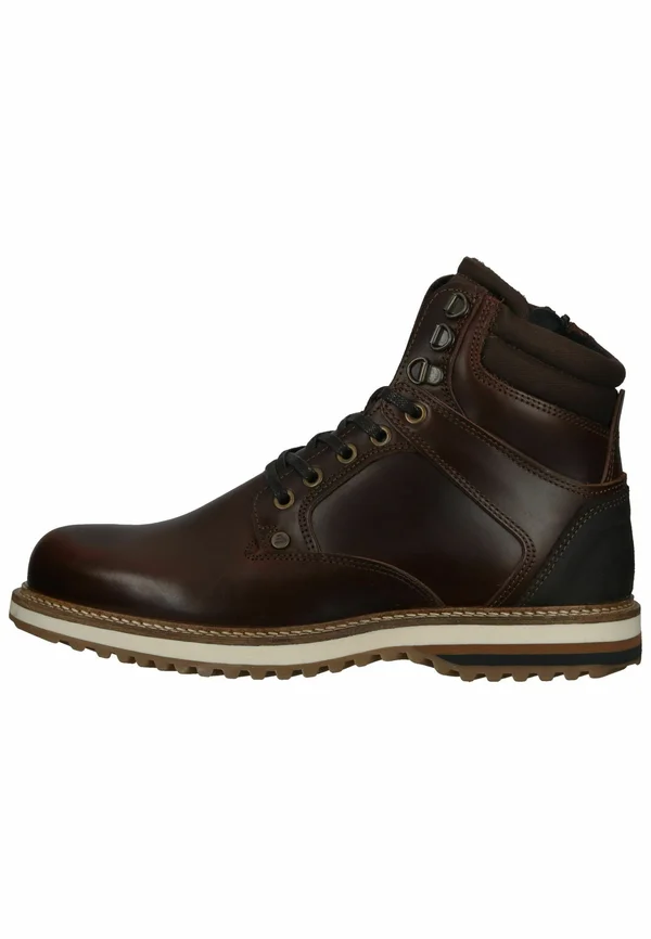 Lace-up ankle boots - brown bodb