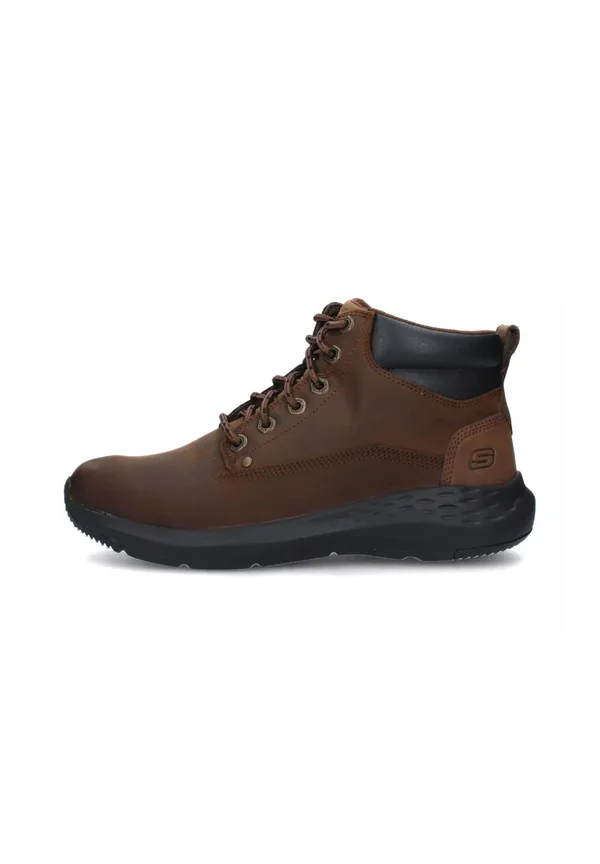 Lace-up ankle boots - brown