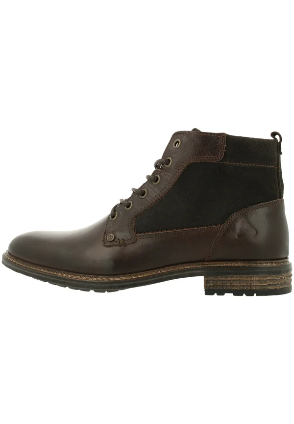 Lace-up ankle boots - brown