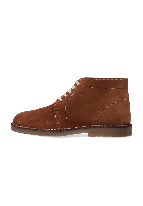 Lace-up ankle boots - brown