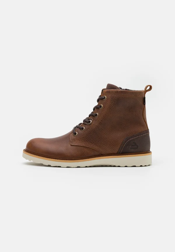 Lace-up ankle boots - brown
