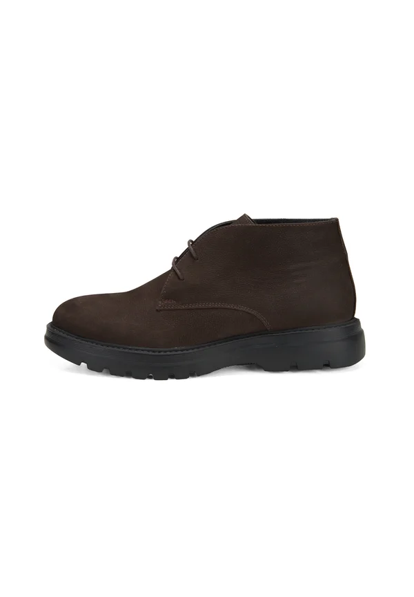 Lace-up ankle boots - brown