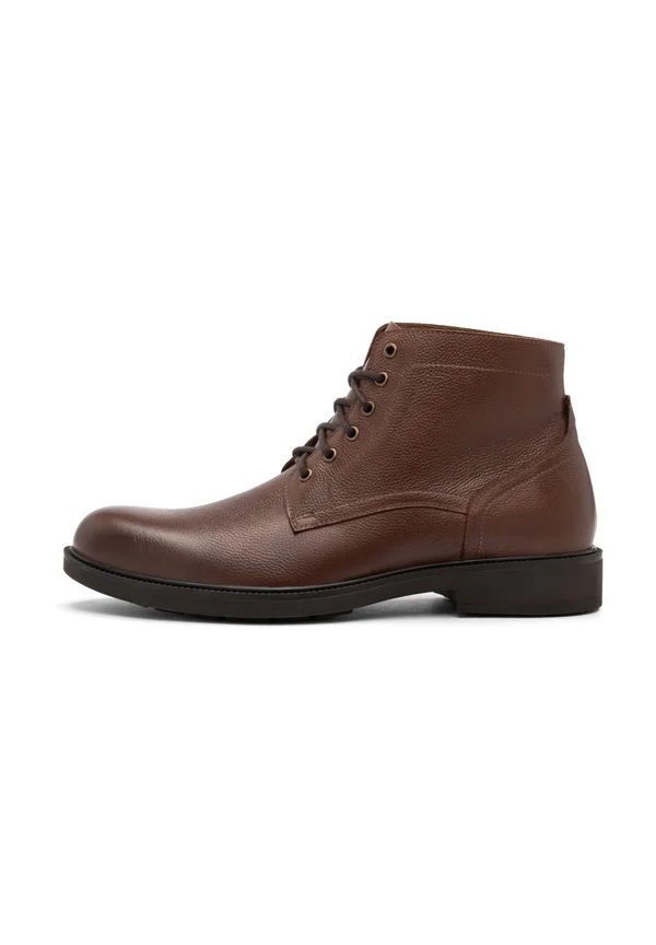 Lace-up ankle boots - brown