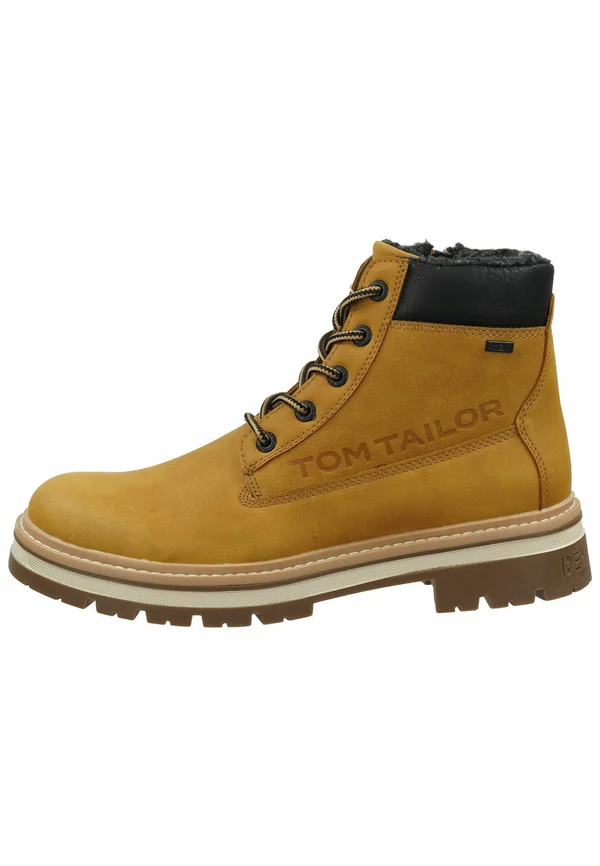 Lace-up ankle boots - camel