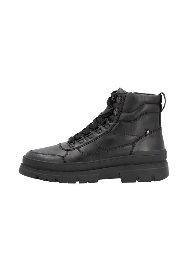Lace-up ankle boots - carbonschwarz