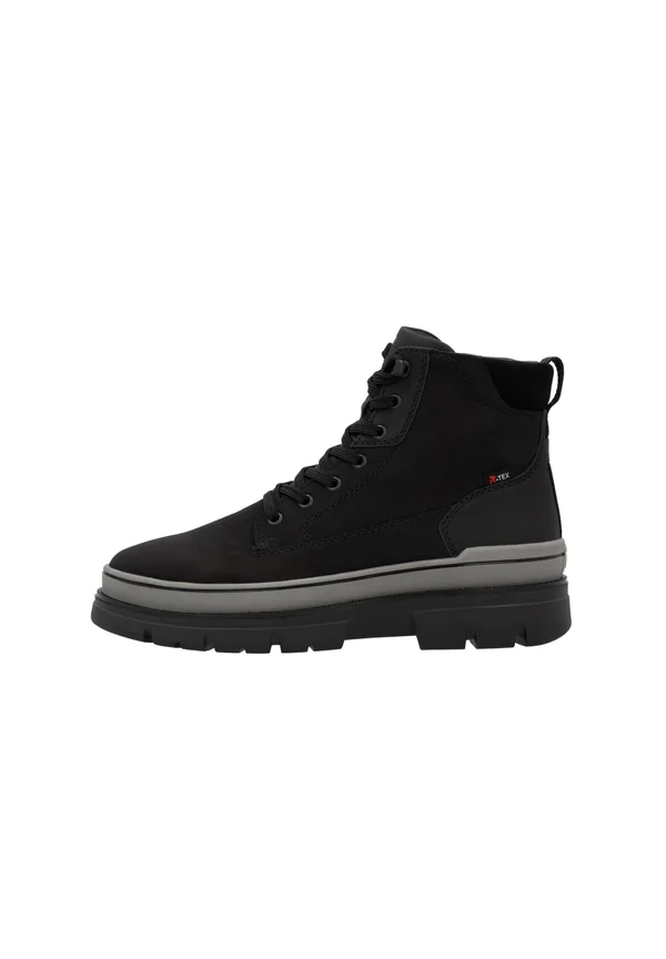 Lace-up ankle boots - carbonschwarz