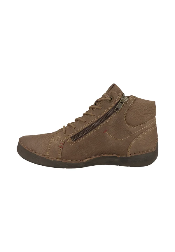 Lace-up ankle boots - castagne mi