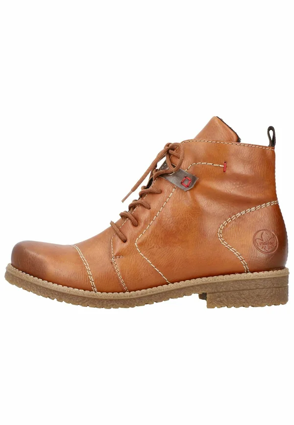 Lace-up ankle boots - cayenne kastanie