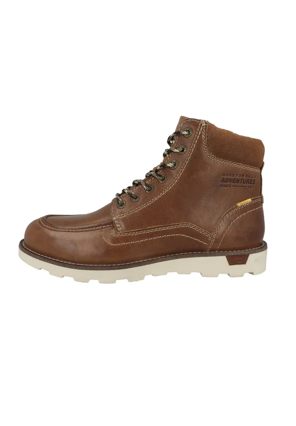 Lace-up ankle boots - chocolate oua