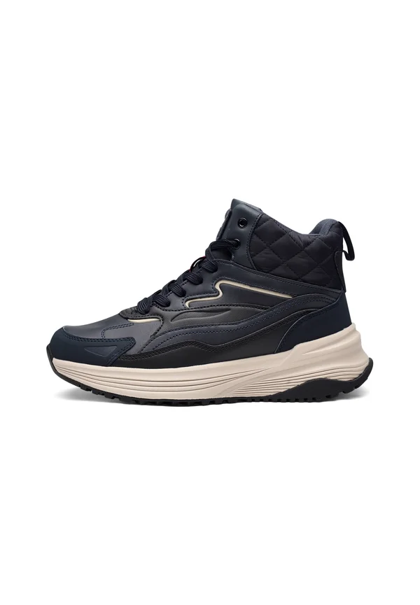 Lace-up ankle boots - dark blue black