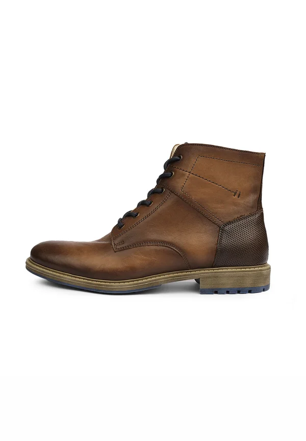 Lace-up ankle boots - dark brown