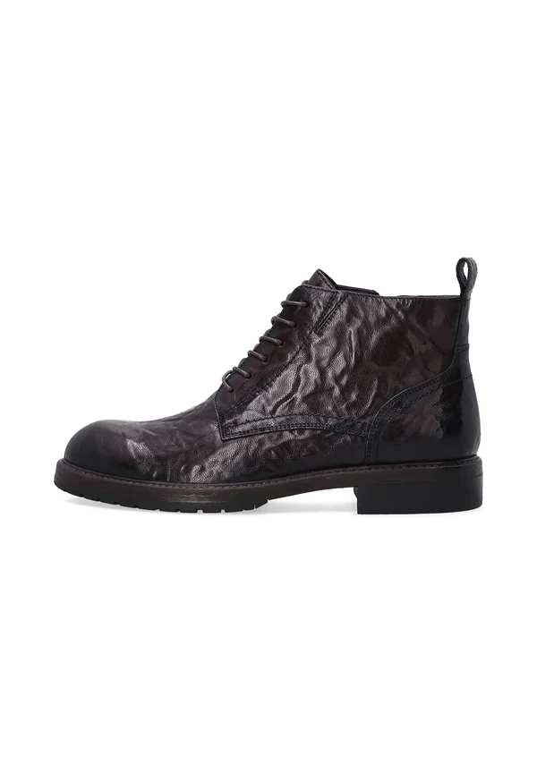 Lace-up ankle boots - dark brown