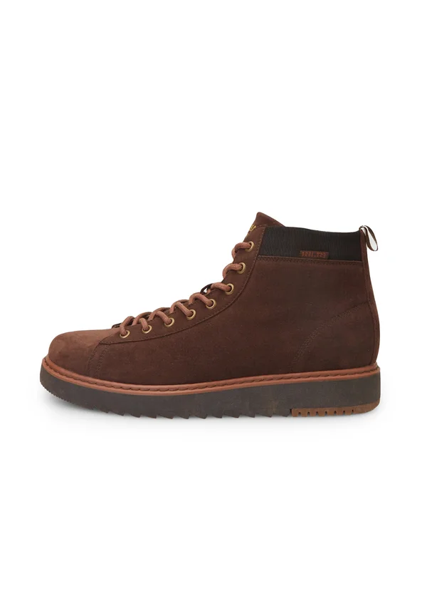 Lace-up ankle boots - dark brown