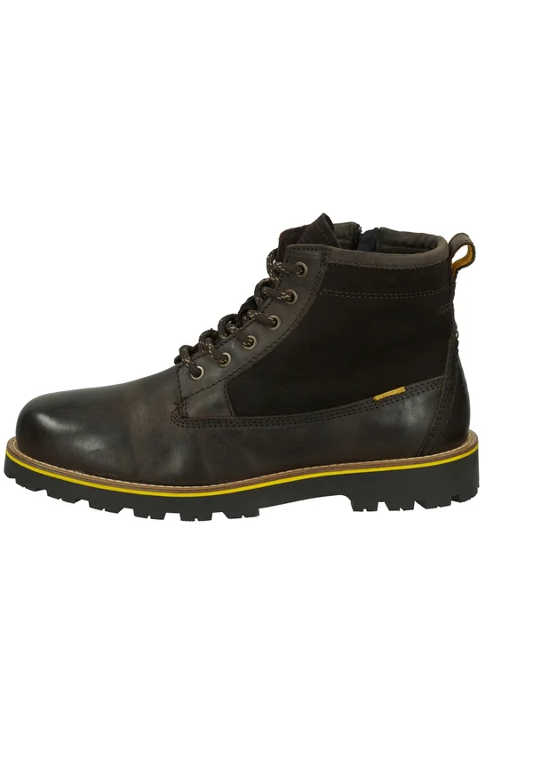 Lace-up ankle boots - dark brown