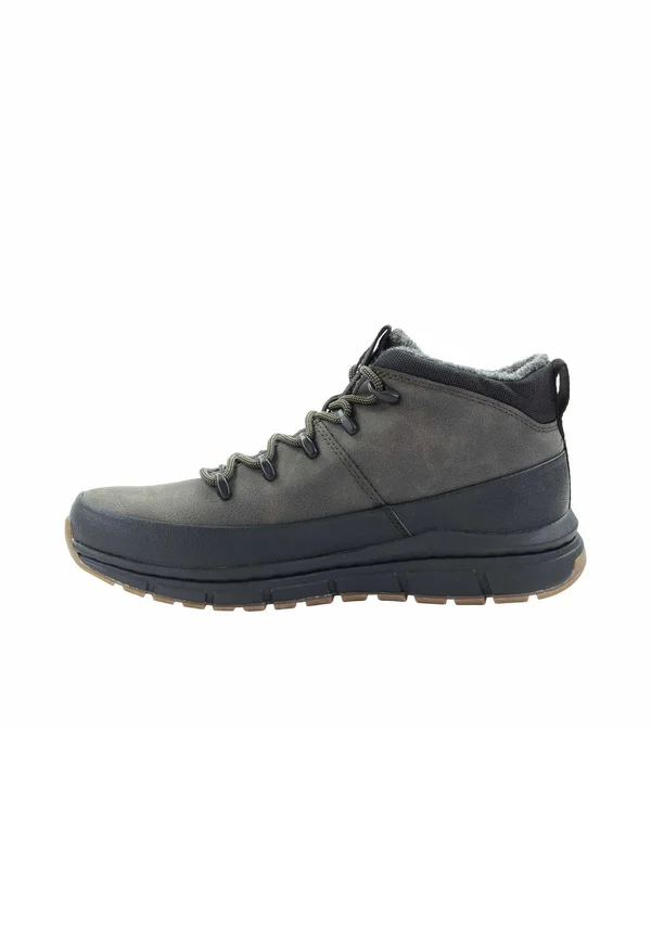 Lace-up ankle boots - dk brown/black