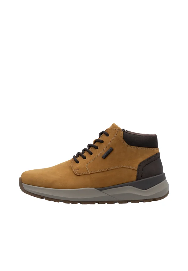 Lace-up ankle boots - gelb