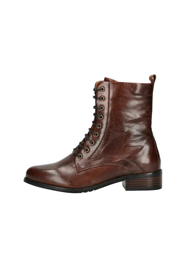 Lace-up ankle boots - glove gianduia gl