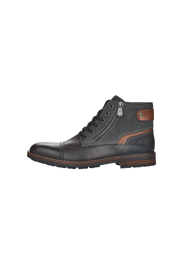 Lace-up ankle boots - grau