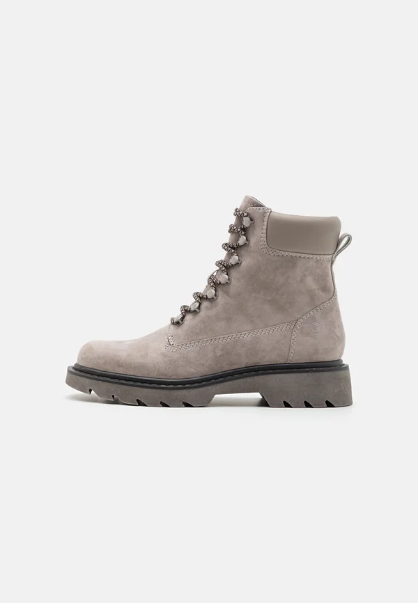 Lace-up ankle boots - grey